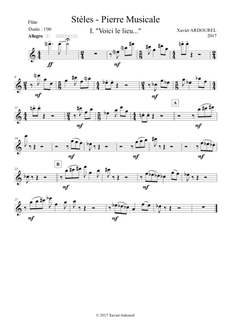 Stèles - Pierre Musicale I