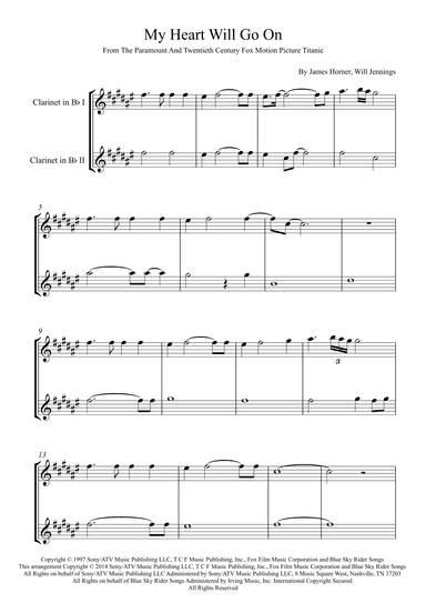 My Heart Will Go On (love Theme From 'titanic') (arr. Karen Gueiros)