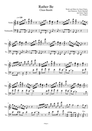 Rather Be (arr. Julia Rogers)