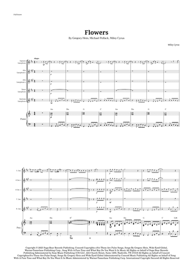Flowers (arr. Langanho)