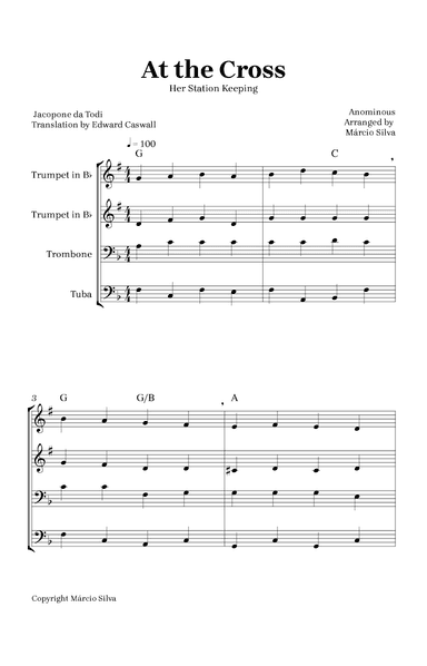 At the Cross, Her Station Keeping (arr. Márcio Silva)
