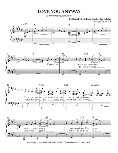 Love You Anyway (arr. Joe Cox)