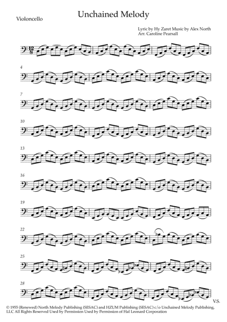 Unchained Melody (arr. Caroline Pearsall)