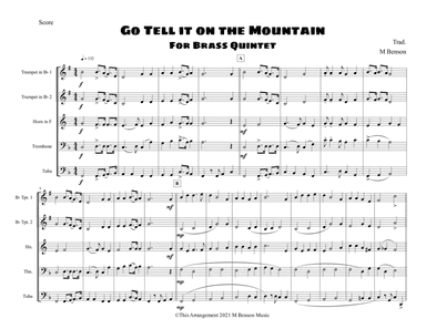 Go Tell it on the Mountain (arr. Mike Benson)