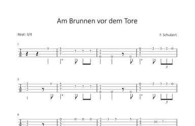 Am Brunnen vor dem Tore (arr. Bettina Schipp)