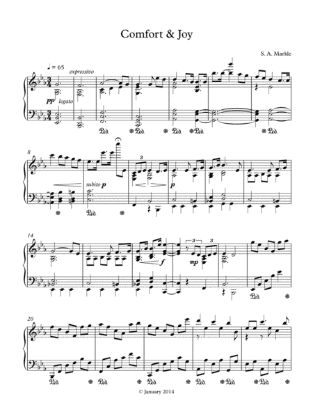 Comfort & Joy for Piano