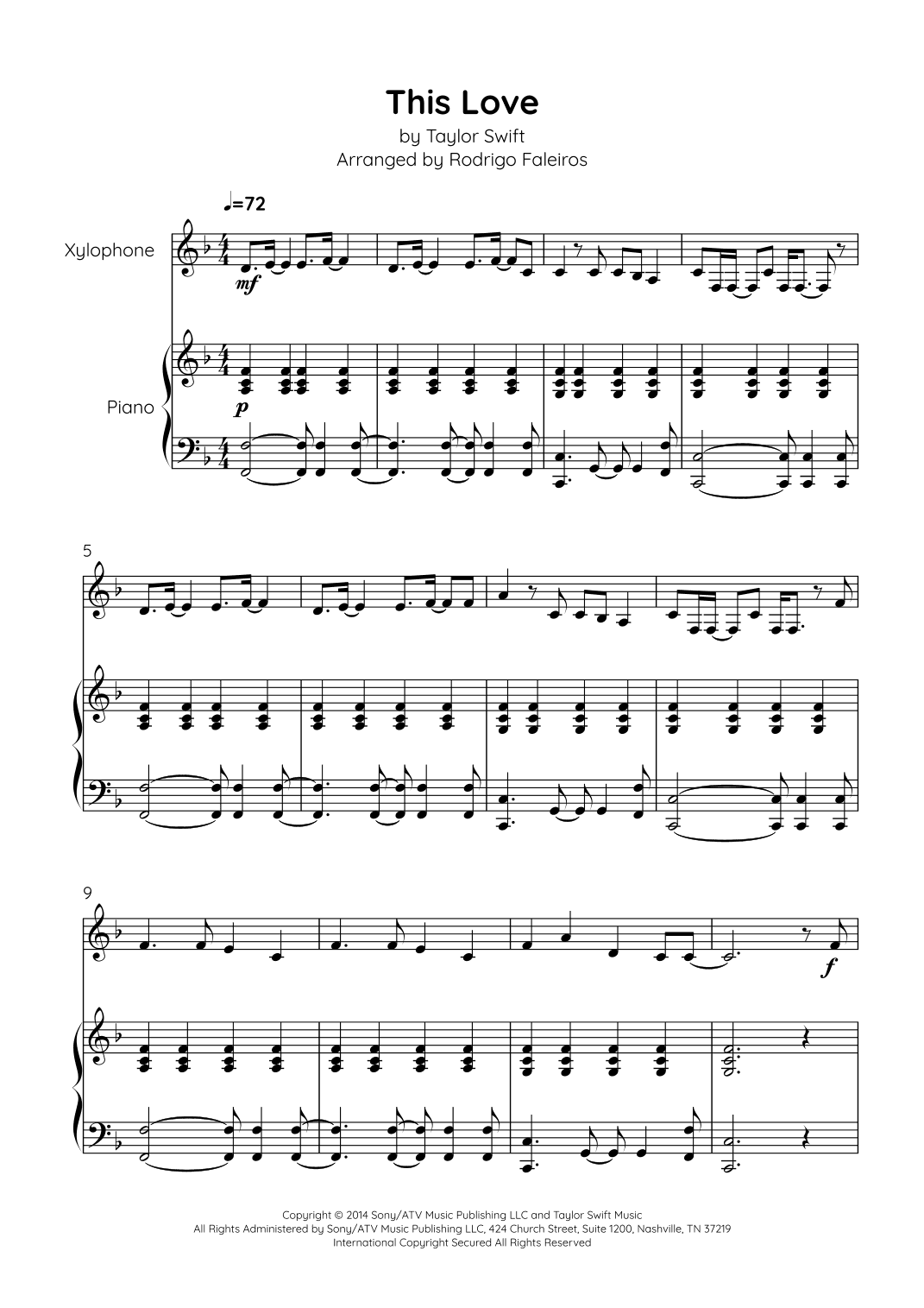 This Love (arr. Rodrigo Faleiros)