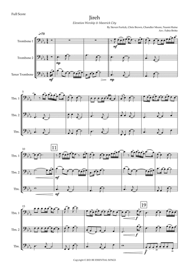 Jireh (arr. Fabio Britto)