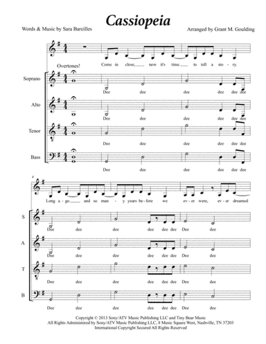 Cassiopeia (arr. Grant M. Goulding)