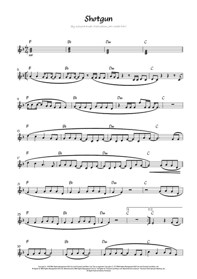 Shotgun (arr. Nigel Jefferies)