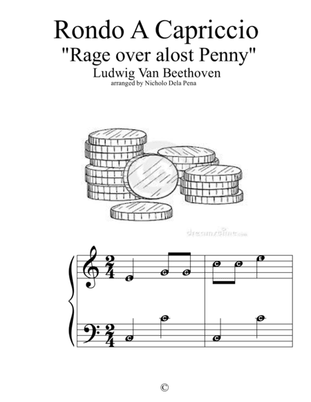 "Rage over a Lost Penny" Rondo A Capriccio (arr. Nicholo Dela Pena)