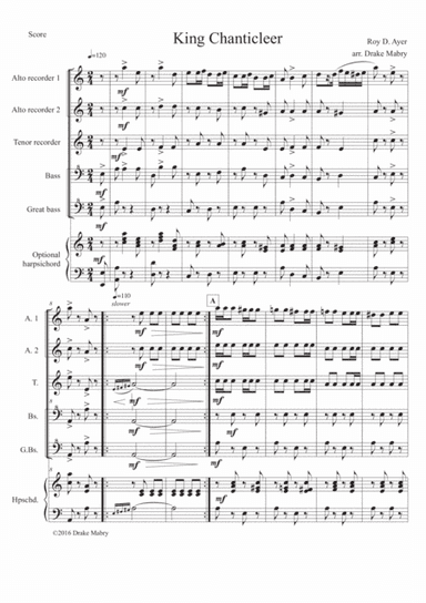 King Chanticleer (arr. Drake Mabry)