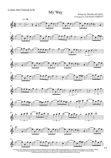 My Way (arr. Zachary Corbett)