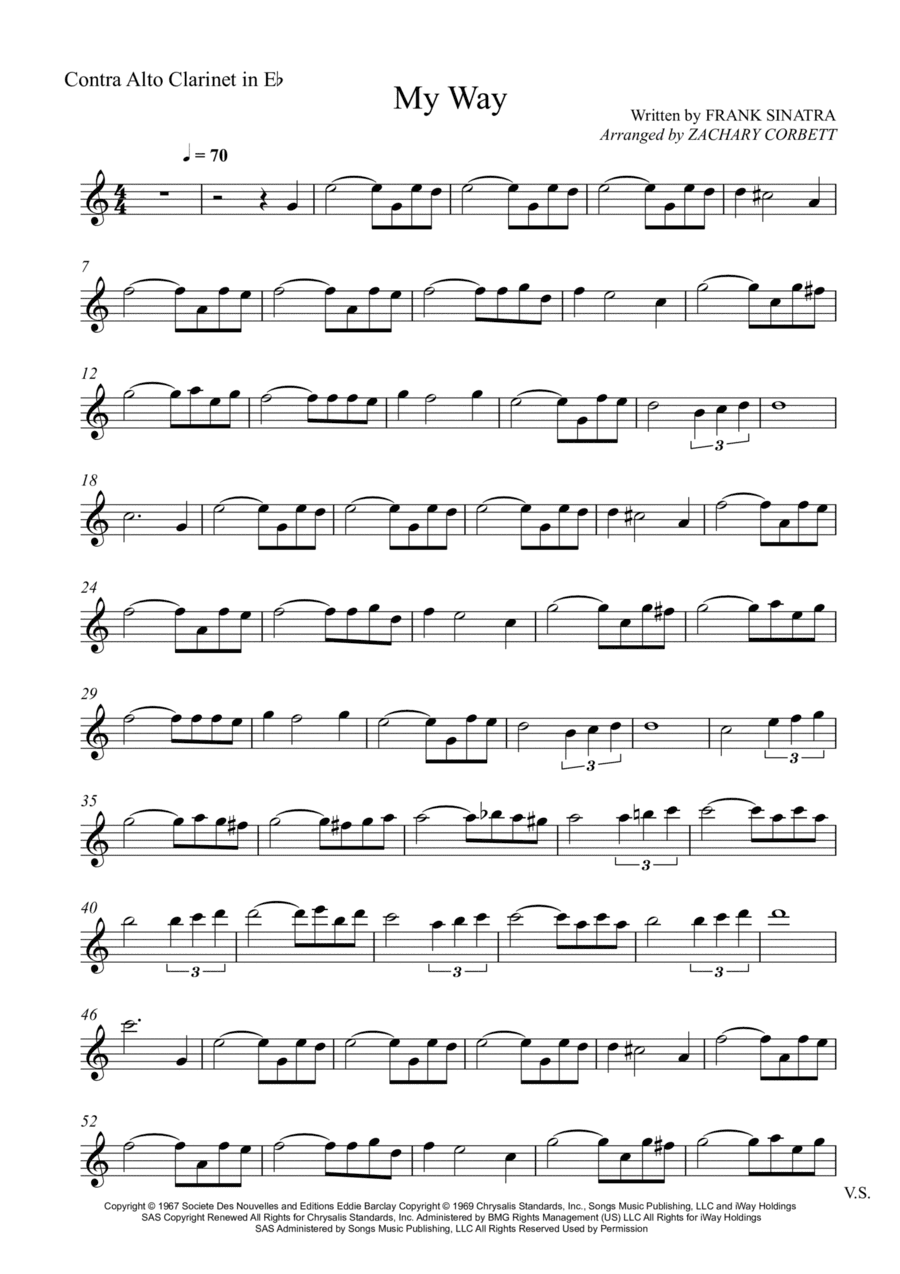 My Way (arr. Zachary Corbett)