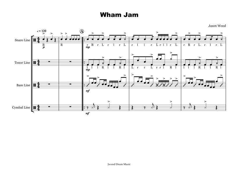 Wham Jam (Drumline Cadence)