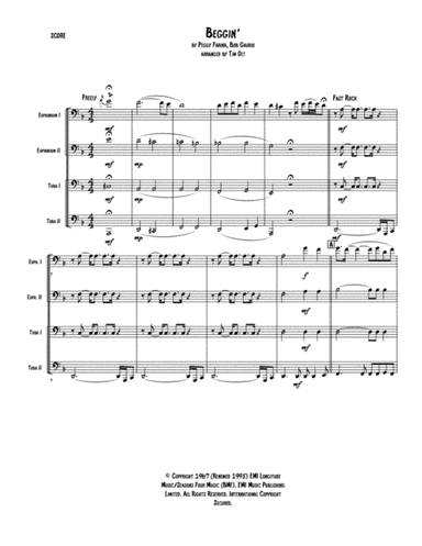 Beggin' (arr. Tim Olt)
