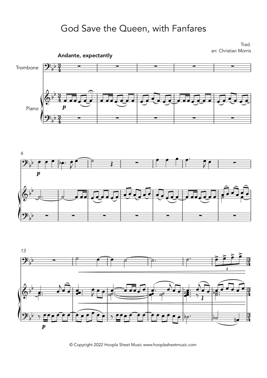 God Save the Queen, with Fanfares (arr. Christian Morris)