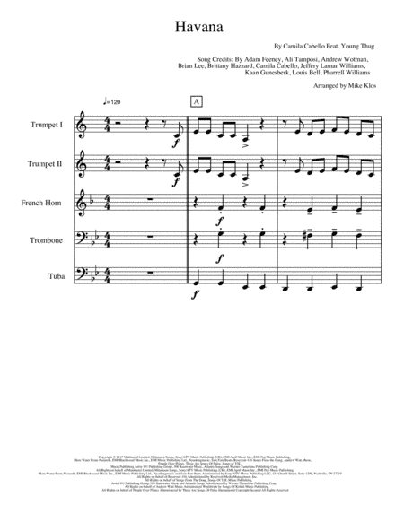 Havana (arr. Mike Klos)