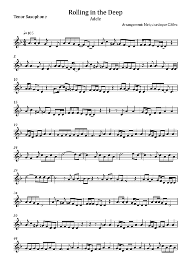 Rolling In The Deep (arr. Melquisedeque C.Silva)