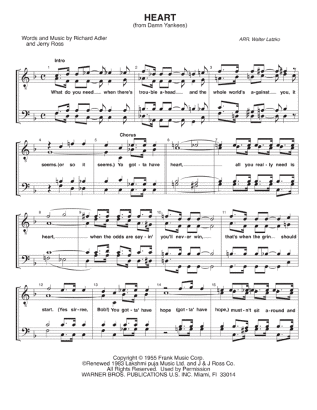 Heart (arr. Walter Latzko)