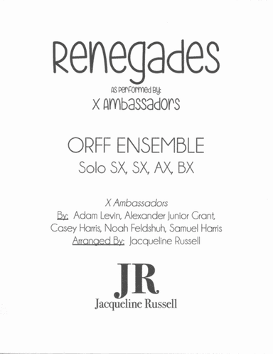 Renegades (arr. Jacqueline Russell)