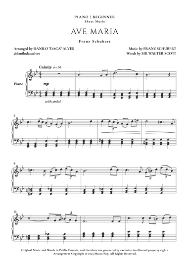 Ave Maria (arr. Danilo "Daca" Alves)