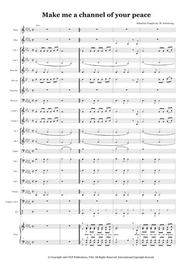 Make Me A Channel Of Your Peace (prayer Of St. Francis) (arr. Mark Armstrong)