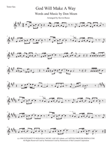 God Will Make A Way (arr. Kevin Busse)
