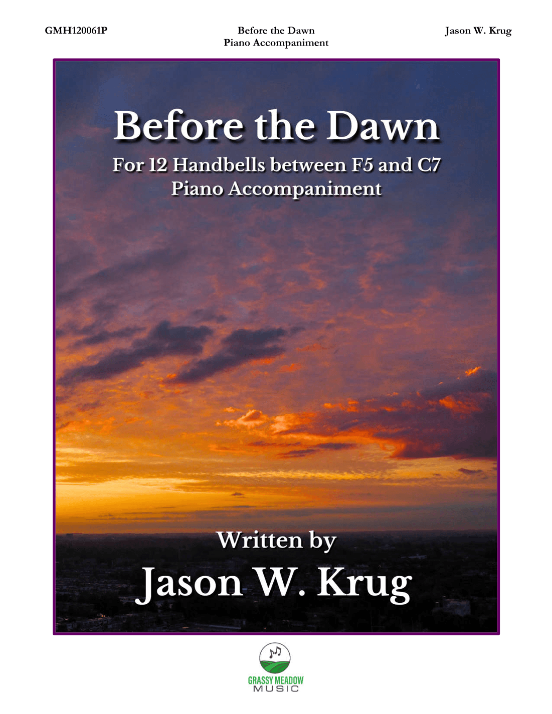 Before the Dawn  – piano accompaniment to 12 bell version