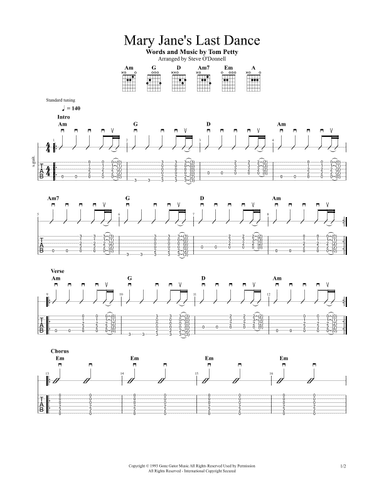 Mary Jane's Last Dance (arr. Steve O'Donnell)