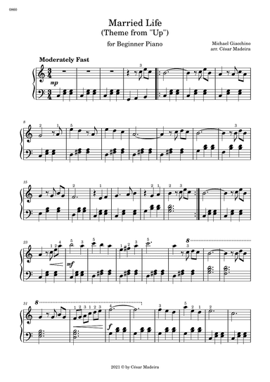 Married Life (arr. César Madeira)