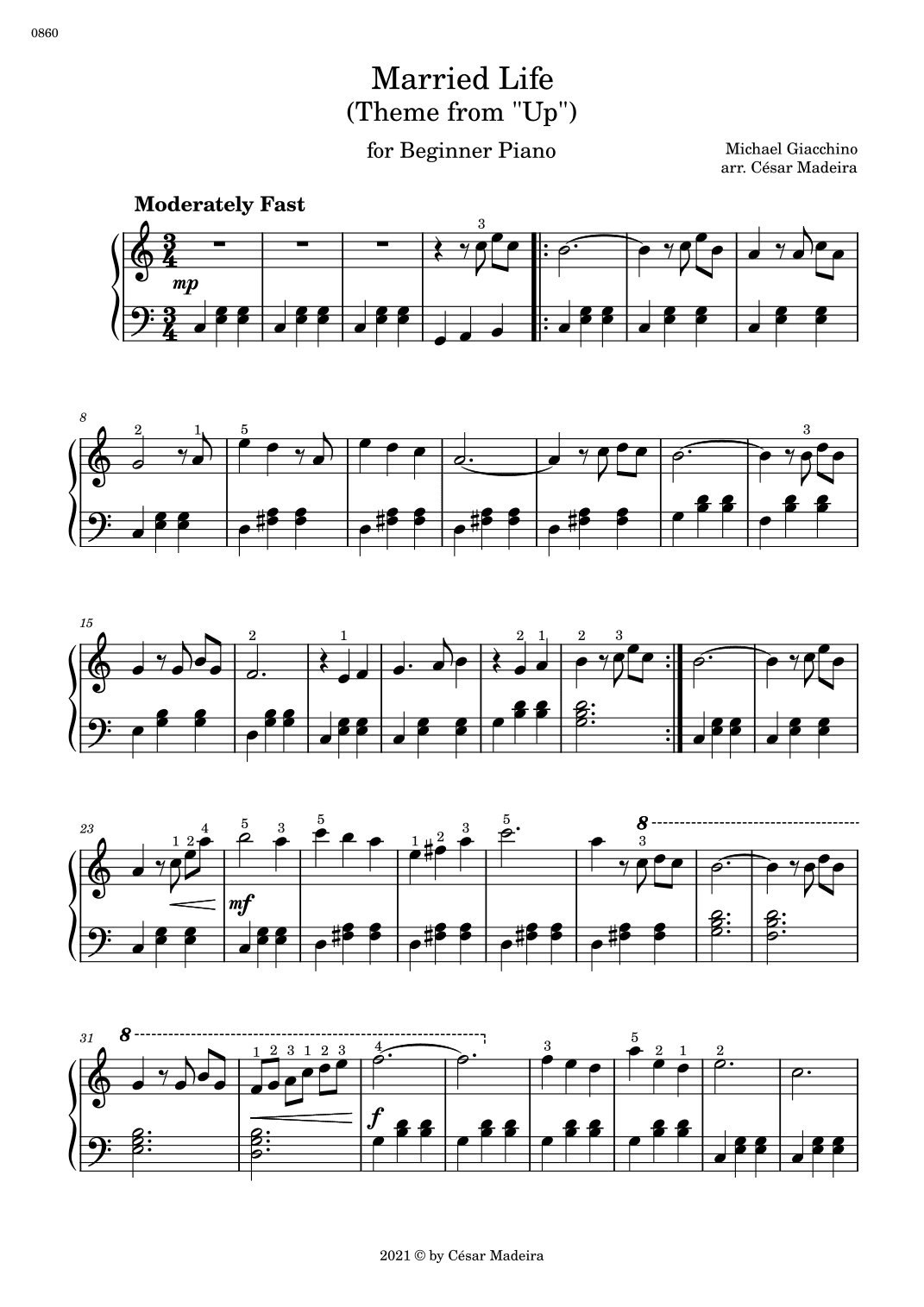 Married Life (arr. César Madeira)