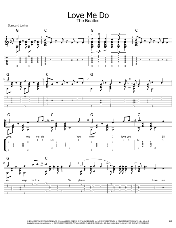 Love Me Do (arr. Philip Jackson)