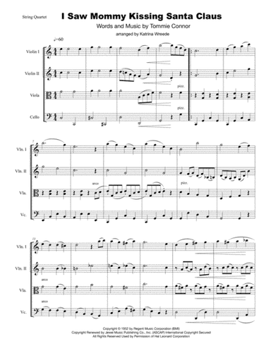 I Saw Mommy Kissing Santa Claus (arr. Katrina Wreede)