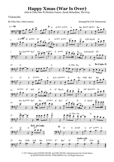 Happy Xmas (war Is Over) (arr. P.H. Damasceno)