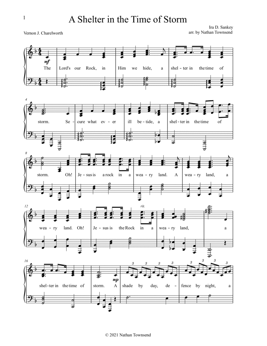 A Shelter in the Time of Storm (arr. Nathan Townsend)