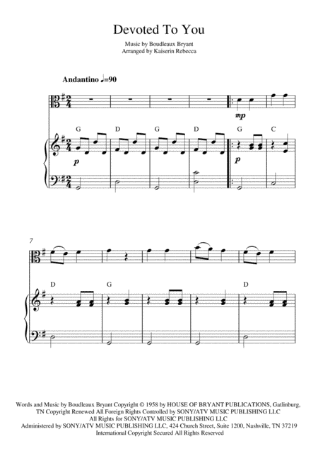 Devoted To You (arr. Kaiserin Rebecca)