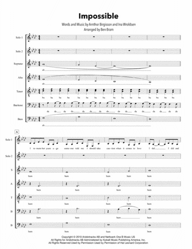 Impossible (arr. Ben Bram)