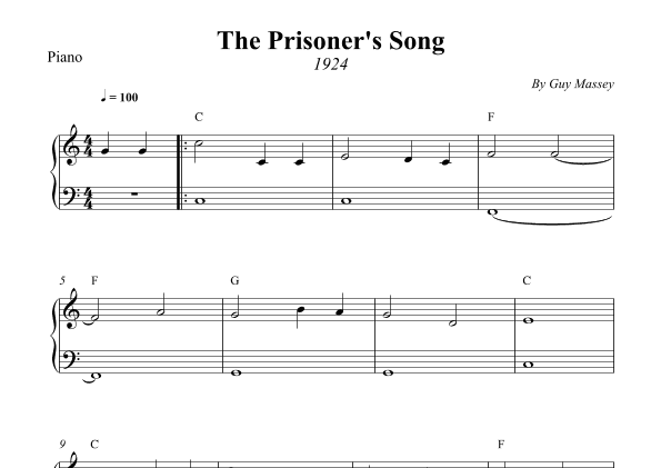 The Prisoner's Song (arr. Wesley S. SIlva)