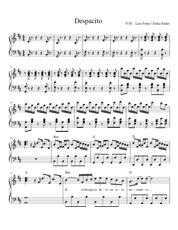 Despacito (arr. Luis Fonsi)