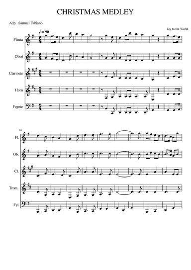 Christmas Medley for Woodwinds