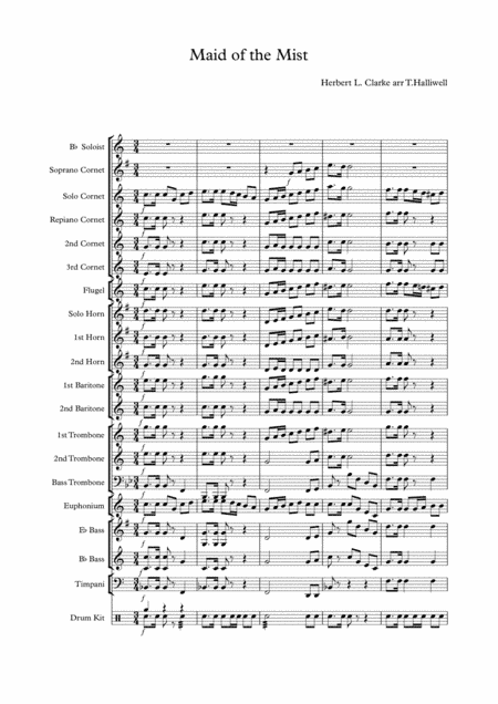 Maid of the Mist (arr. T. Halliwell)