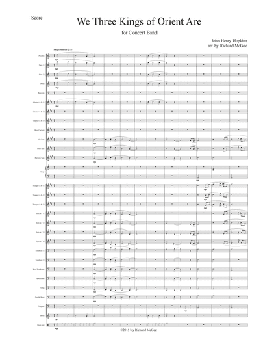 We Three Kings of Orient Are (arr. Richard McGee)