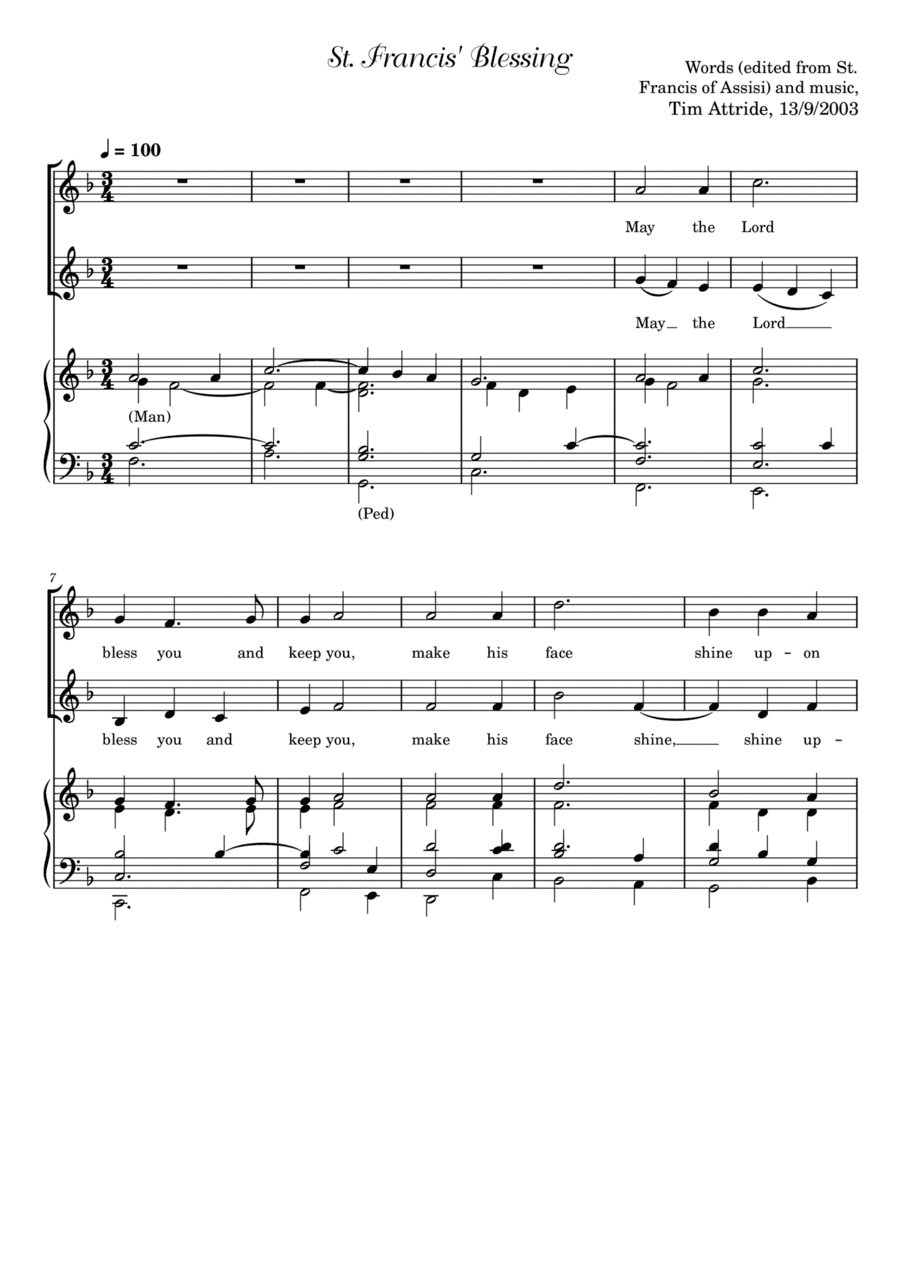 St. Francis' Blessing