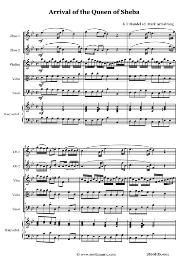 The Arrival of the Queen of Sheba (arr. Mark Armstrong)