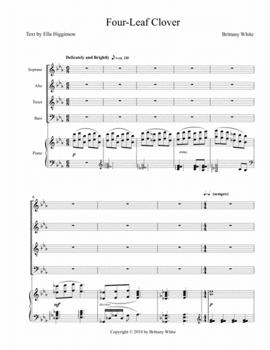 Four-Leaf Clover SATB