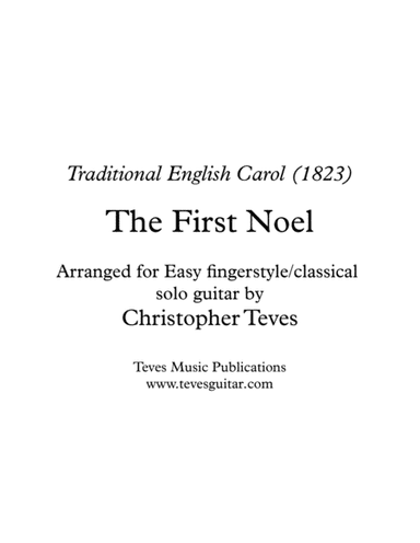 The First Noel (arr. Christopher Teves)