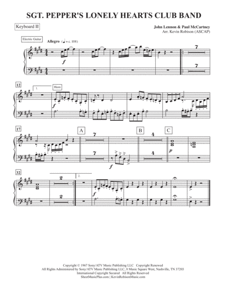 Sgt. Pepper's Lonely Hearts Club Band (arr. Kevin Robison)