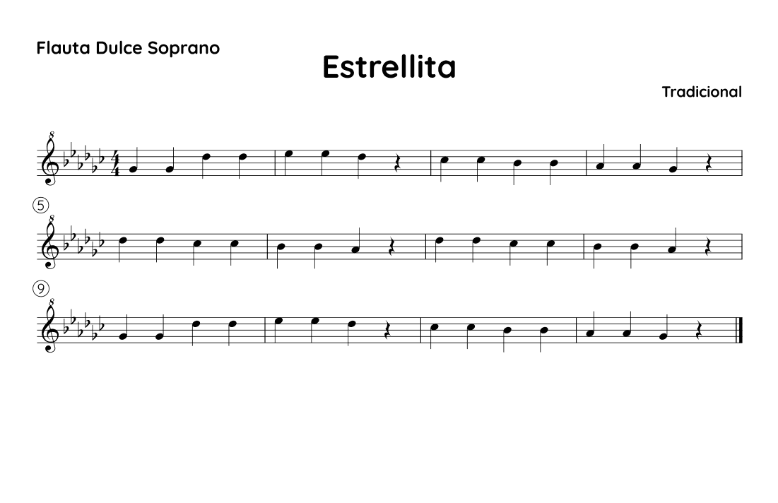 Estrellita - Gb (arr. SUZUME)