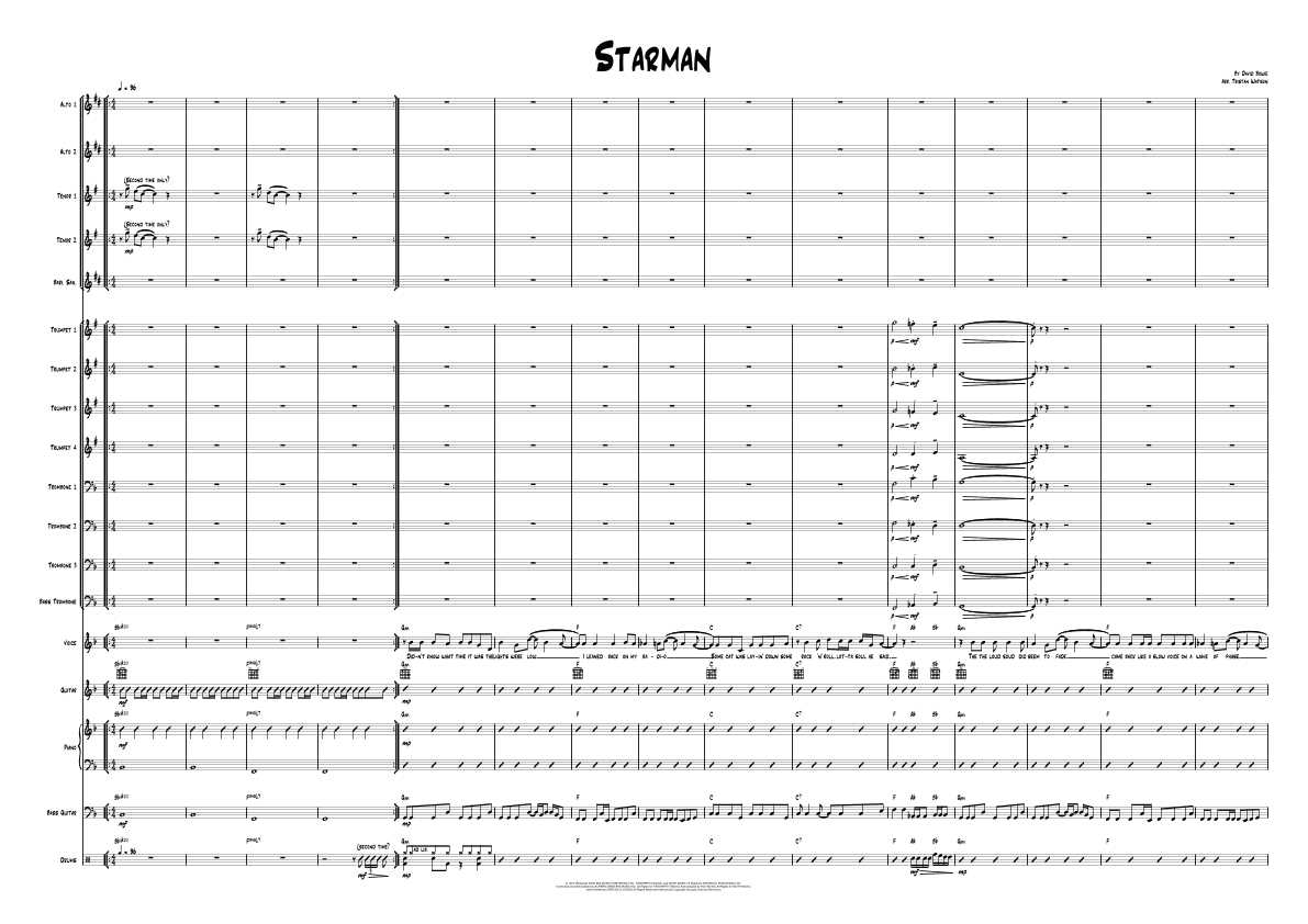 Starman (arr. Tristan Watson)
